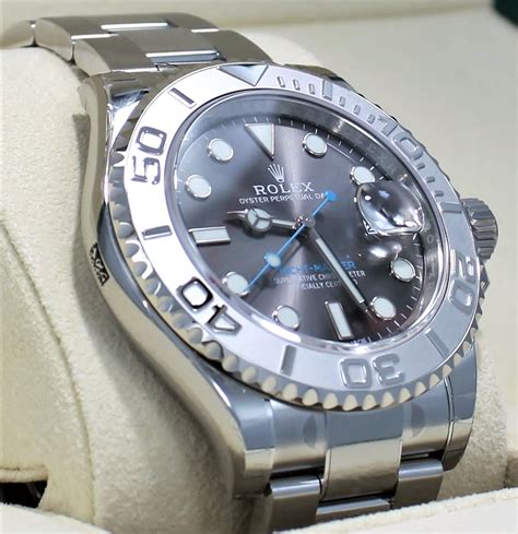 rolex rhodium diamond|Rolex yacht master 40mm price.